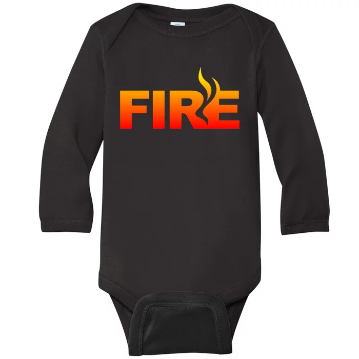 Funny Fire Halloween Costume Family Matching Baby Long Sleeve Bodysuit