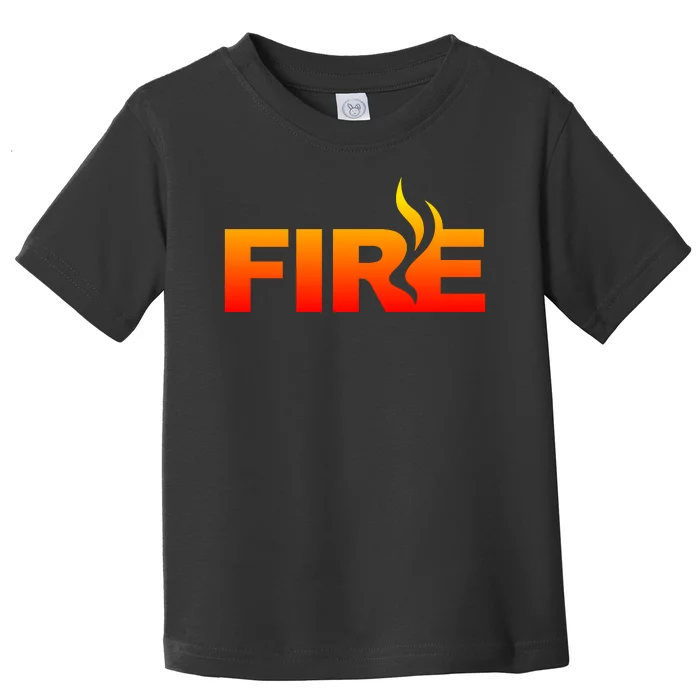 Funny Fire Halloween Costume Family Matching Toddler T-Shirt