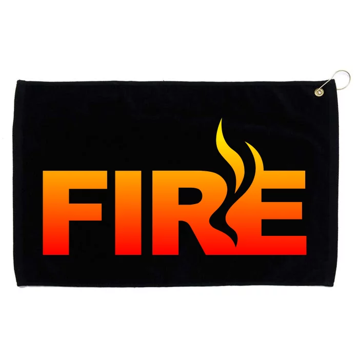 Funny Fire Halloween Costume Family Matching Grommeted Golf Towel