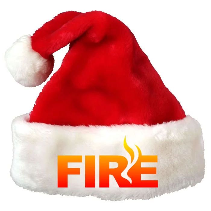 Funny Fire Halloween Costume Family Matching Premium Christmas Santa Hat