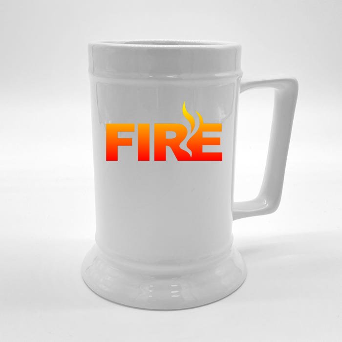 Funny Fire Halloween Costume Family Matching Front & Back Beer Stein