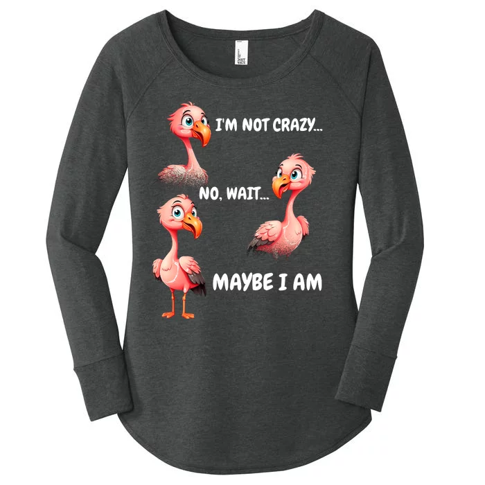 Funny Flamingo Humor Women's Perfect Tri Tunic Long Sleeve Shirt