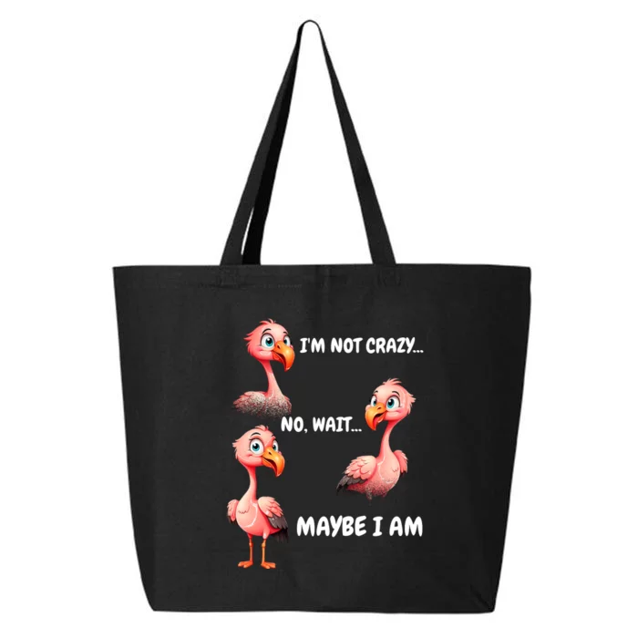 Funny Flamingo Humor 25L Jumbo Tote