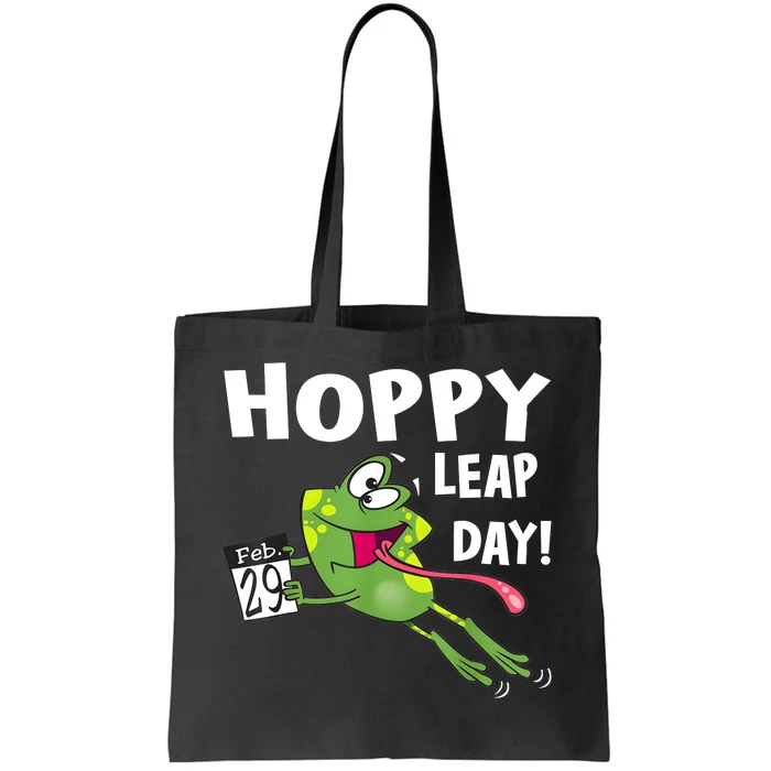 Funny Frog Hoppy Leap Day February 29 Leap Year Birthday Tote Bag