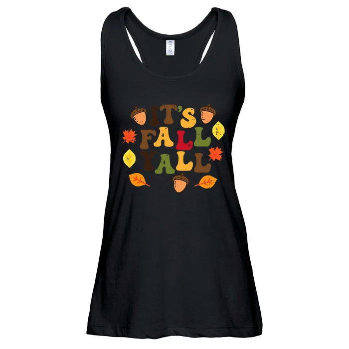 Fall Foliage Harvest Festive Decorations Ladies Essential Flowy Tank