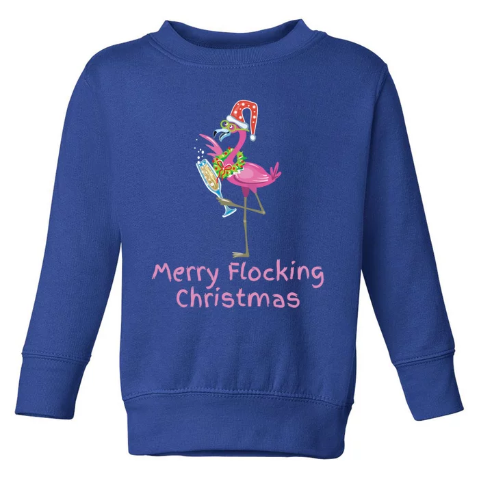 Florida Flamingo Ing Christmas Meaningful Gift Toddler Sweatshirt