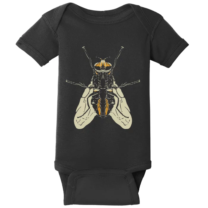 Fly Funny Insect Animal Lazy DIY Costume Easy Halloween Baby Bodysuit