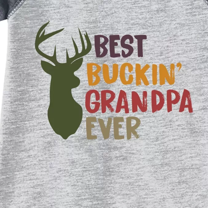 Best Buckin Grandpa Ever Infant Baby Jersey Bodysuit