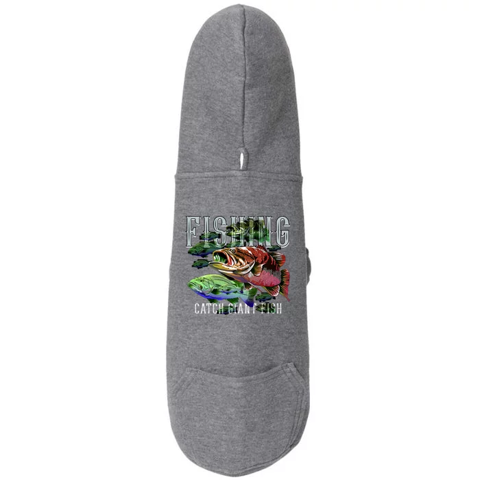 Fishing Doggie 3-End Fleece Hoodie