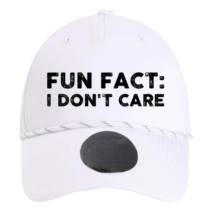 Fun Fact: I Don't Care Performance The Dyno Cap