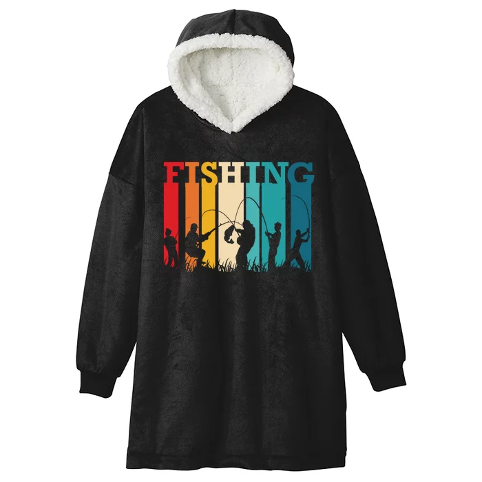 Fishing Hooded Wearable Blanket