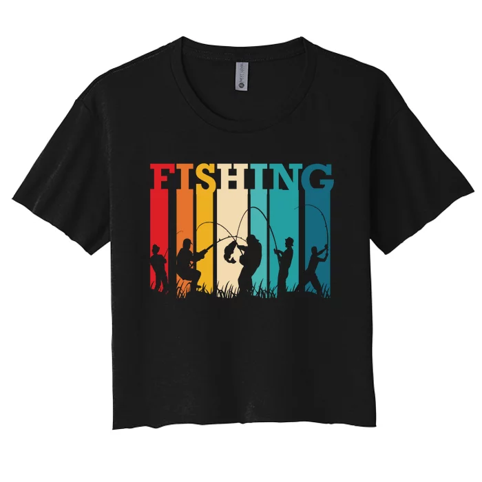 Fishing Women's Crop Top Tee