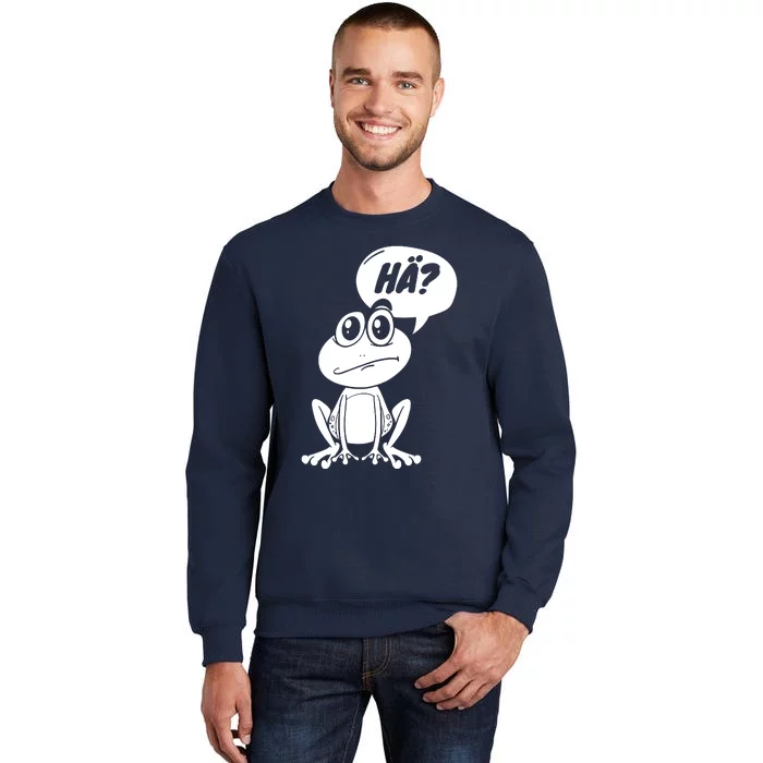 Frog Fun Irony Tall Sweatshirt