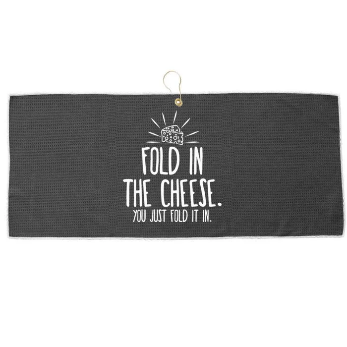 Funny Fold In The Cheese Large Microfiber Waffle Golf Towel