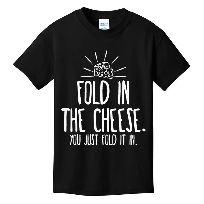 Funny Fold In The Cheese Kids T-Shirt