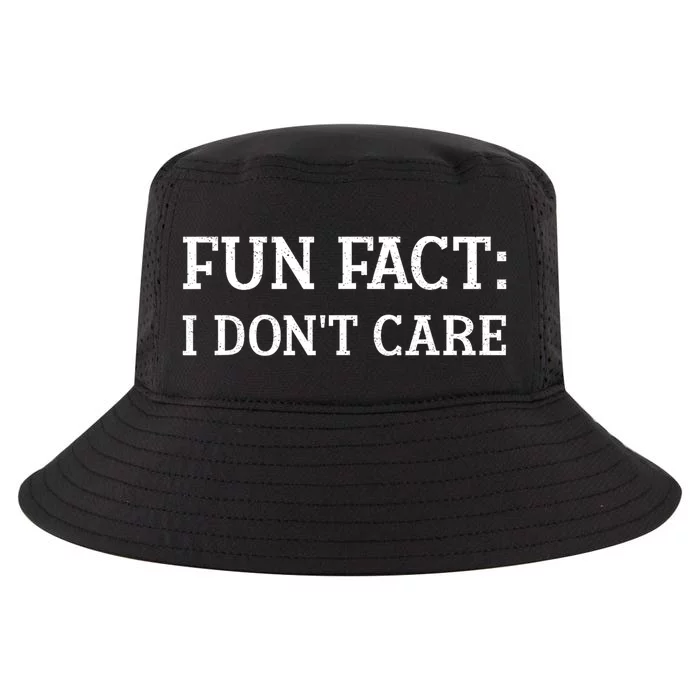 FUN FACT I DONT CARE Funny Funny Spring Humor Men Women Cool Comfort Performance Bucket Hat