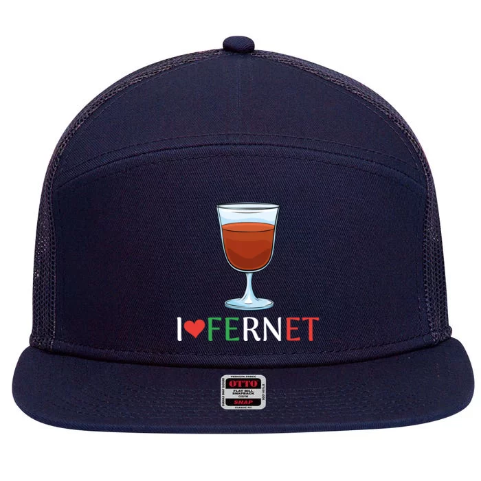 Ferne For Italian S Fans Gift 7 Panel Mesh Trucker Snapback Hat