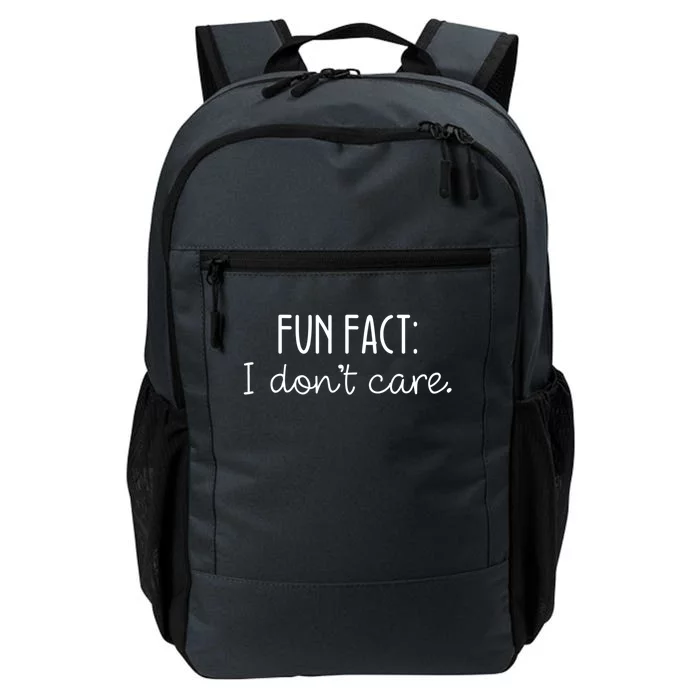 Fun Fact I Don't Care Cute Gift Daily Commute Backpack