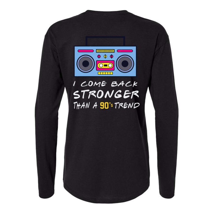 Flavor Flav I Heart Radio I Come Back Stronger Than A 90S Trend Front & Back Womens Cotton Relaxed Long Sleeve T-Shirt