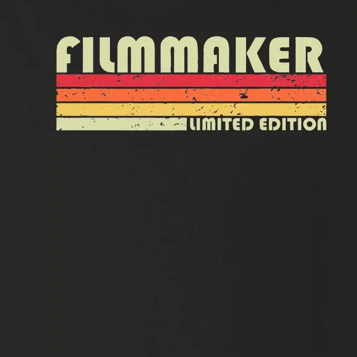 FILMMAKER Funny Job Title Profession Birthday Worker Idea Toddler Long Sleeve Shirt