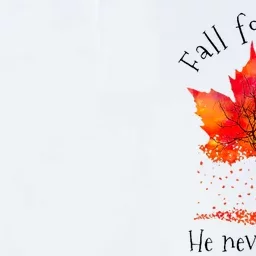 Fall For Jesus He Never Leaves Fall Thanksgiving Softstyle Adult Sport Polo