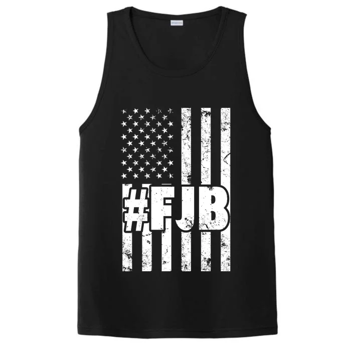 FJB F Joe Biden Vintage American Flag Performance Tank