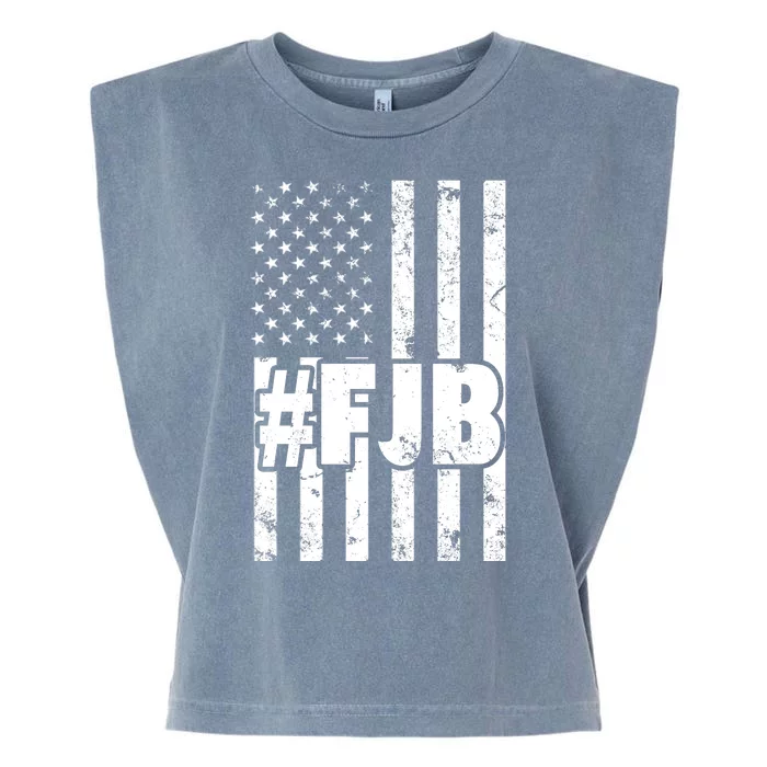 FJB F Joe Biden Vintage American Flag Garment-Dyed Women's Muscle Tee