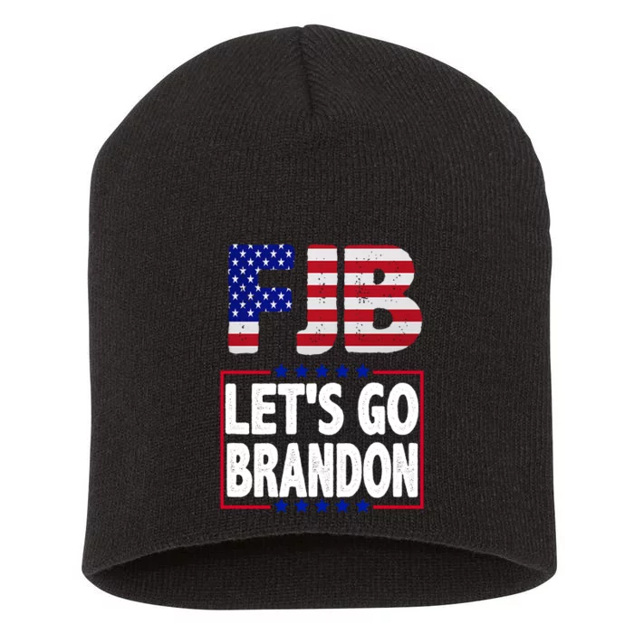 FJB F Joe Biden Lets Go Brandon Short Acrylic Beanie