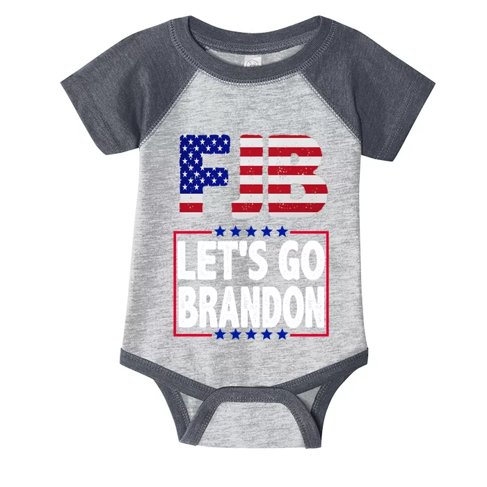 FJB F Joe Biden Lets Go Brandon Infant Baby Jersey Bodysuit