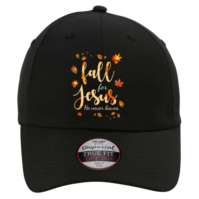 Fall For Jesus He Never Leaves Autumn The Original Performance Cap