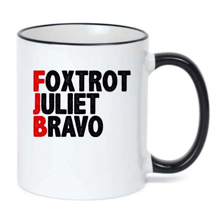 FJB Foxtrot Juliet Bravo Black Color Changing Mug