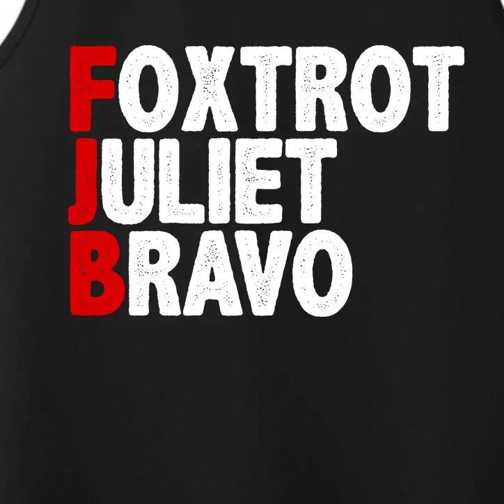 FJB Foxtrot Juliet Bravo Performance Tank