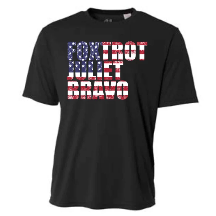 FJB Foxtrot Juliet Bravo USA Anti Biden Cooling Performance Crew T-Shirt