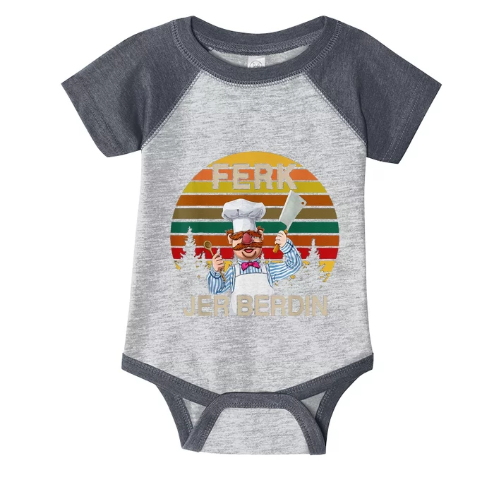 Funny Ferk Jer Berdin Retro Vintage Gift Infant Baby Jersey Bodysuit