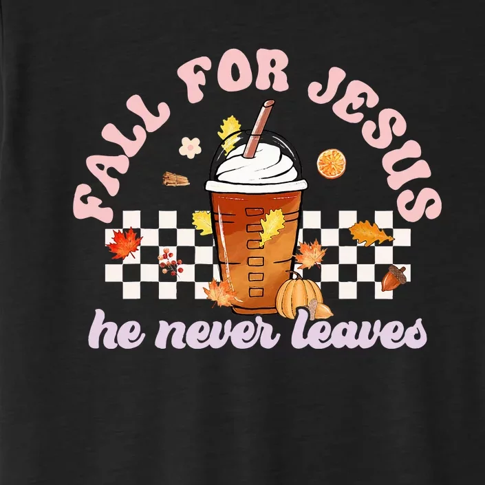 Fall For Jesus Pumpkin Spice Autumn Vibes ChromaSoft Performance T-Shirt