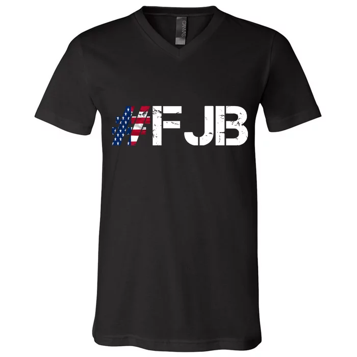 #FJB F Joe Biden FJB V-Neck T-Shirt