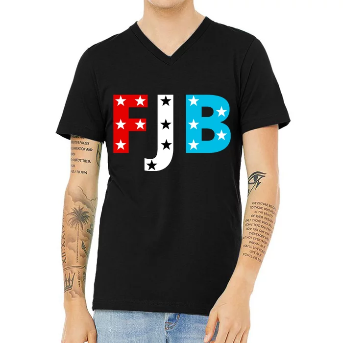 FJB F Joe Biden Star Logo V-Neck T-Shirt