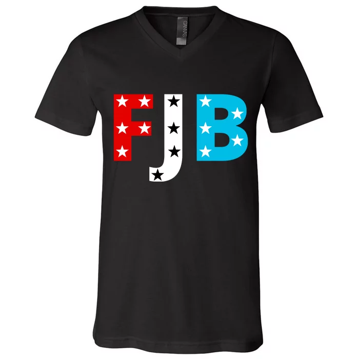 FJB F Joe Biden Star Logo V-Neck T-Shirt