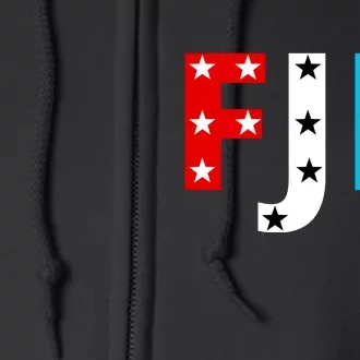 FJB F Joe Biden Star Logo Full Zip Hoodie