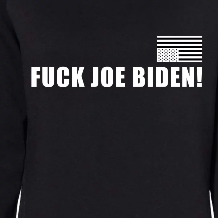 FJB F Joe Biden Upside Down American Flog Womens California Wash Sweatshirt