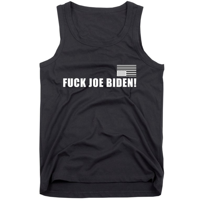 FJB F Joe Biden Upside Down American Flog Tank Top