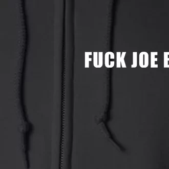 FJB F Joe Biden Upside Down American Flog Full Zip Hoodie