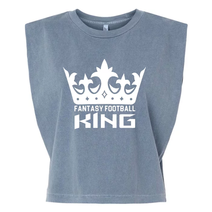 Fantasy Football King Garment-Dyed Women's Muscle Tee