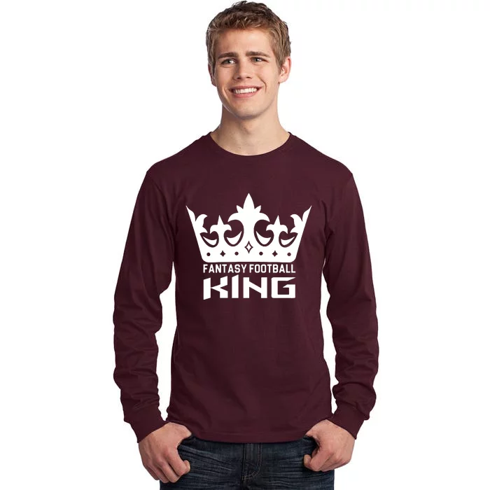 Fantasy Football King Tall Long Sleeve T-Shirt