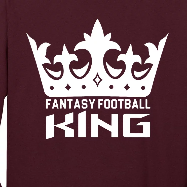 Fantasy Football King Tall Long Sleeve T-Shirt