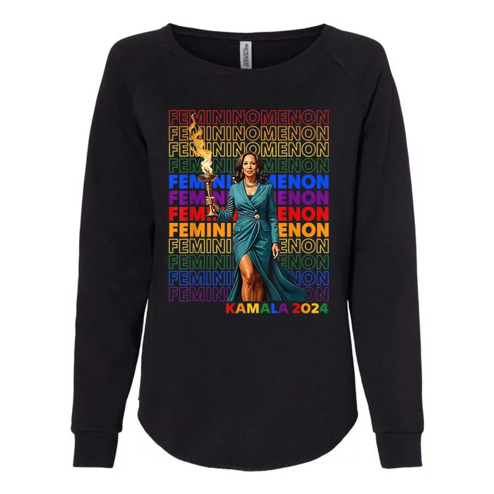 Femininomenon Funny Kamala Harris Womens California Wash Sweatshirt