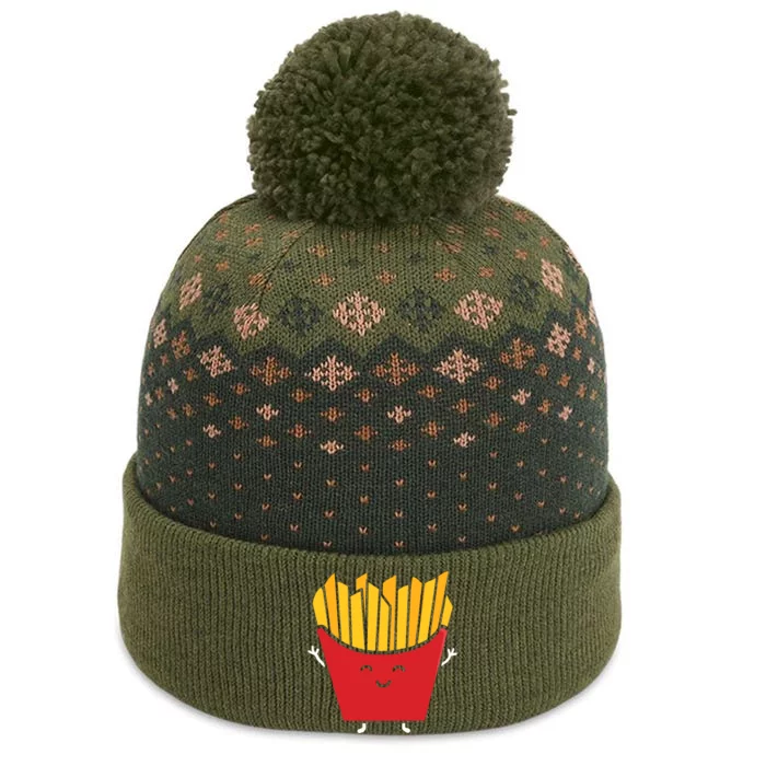 French Fries Kawaii The Baniff Cuffed Pom Beanie