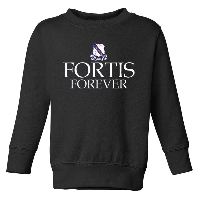 Fortis Forever! Kingston College Fan Gift Toddler Sweatshirt