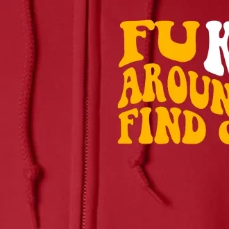 Fuck FUKC Kansas City Around Find Out Full Zip Hoodie