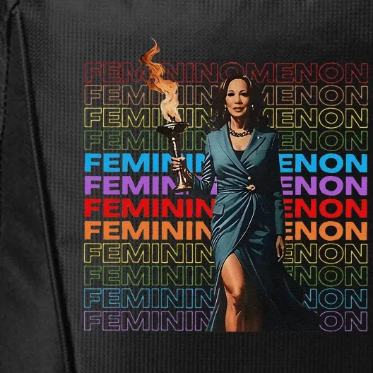 Femininomenon Funny Kamala Harris Gift City Backpack